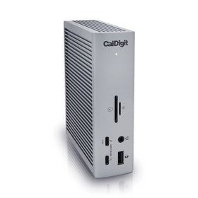 CalDigit TS4 dock front ports for easy cable access and expanded workflow