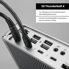 CalDigit TS4 USB-A and USB-C ports for fast peripheral expansion