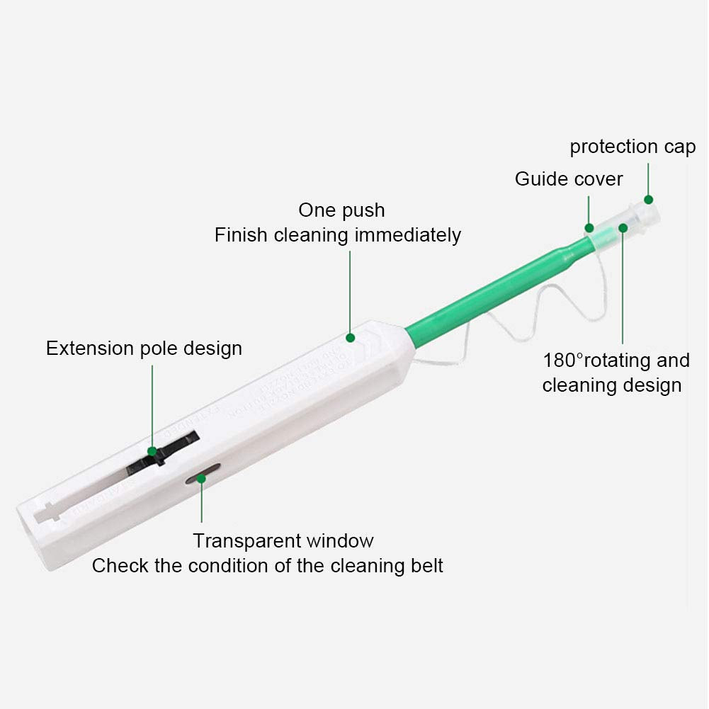 CALIDAKA pen cleaning a connector in a lab for reliable inspections