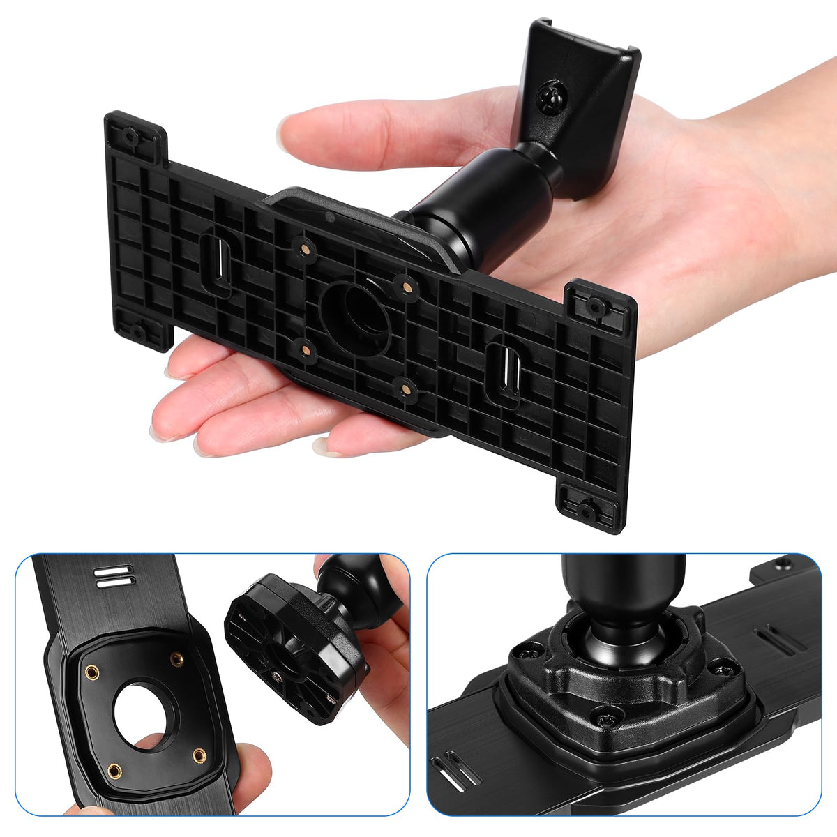 CALLARON stable dashcam on mount enables clear footage during travel.