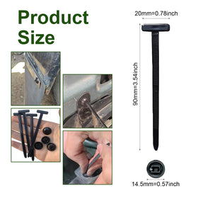 CALORPET ties secure engine lower guard plates and fender linings