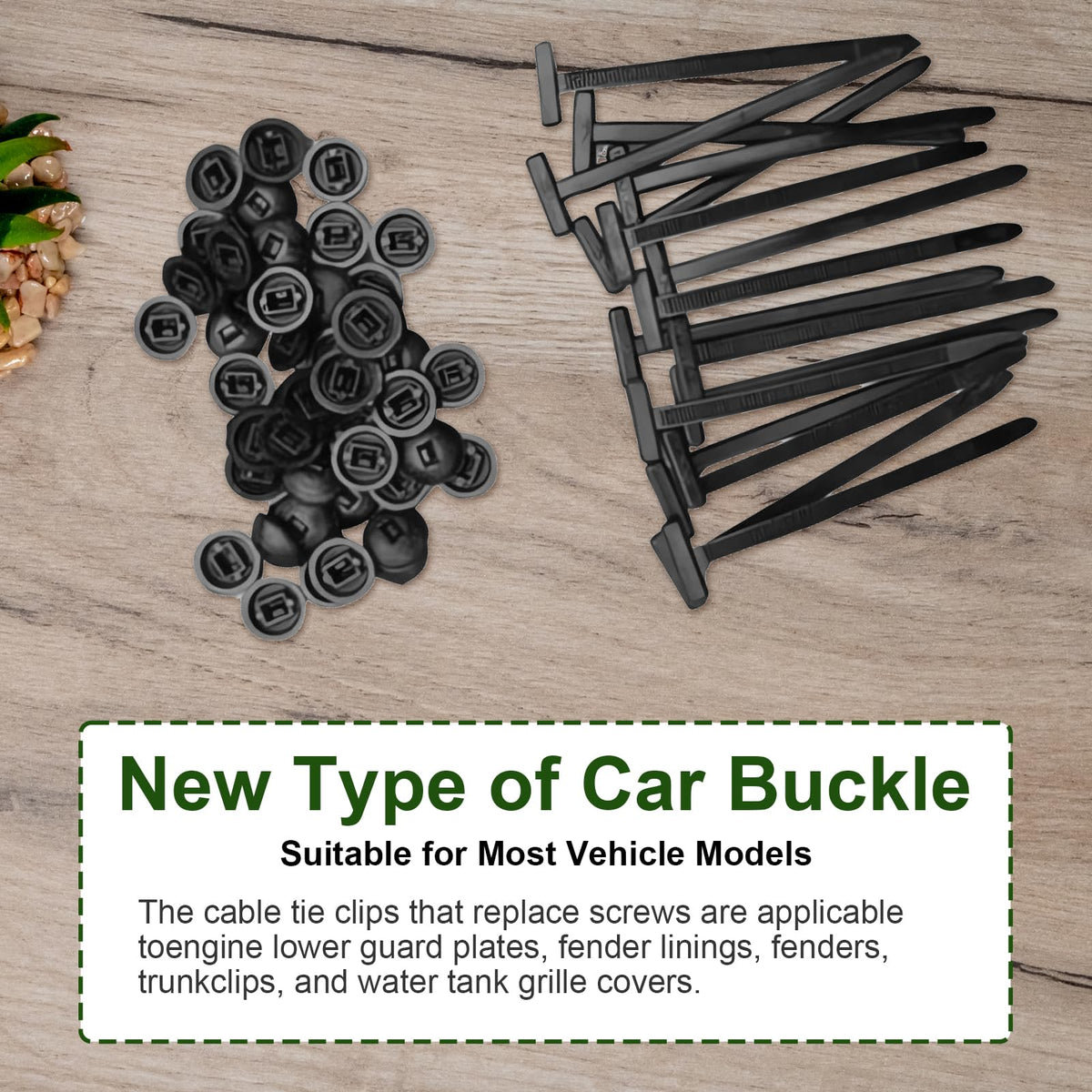 CALORPET trunk clips and underbody fasteners for reliable cargo area hold