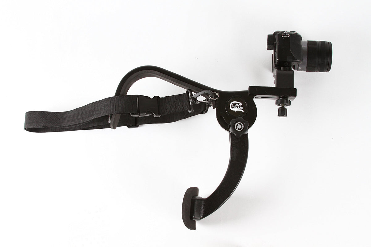 Cam Caddie in lifestyle wedding shoot demonstrating stable handheld footage