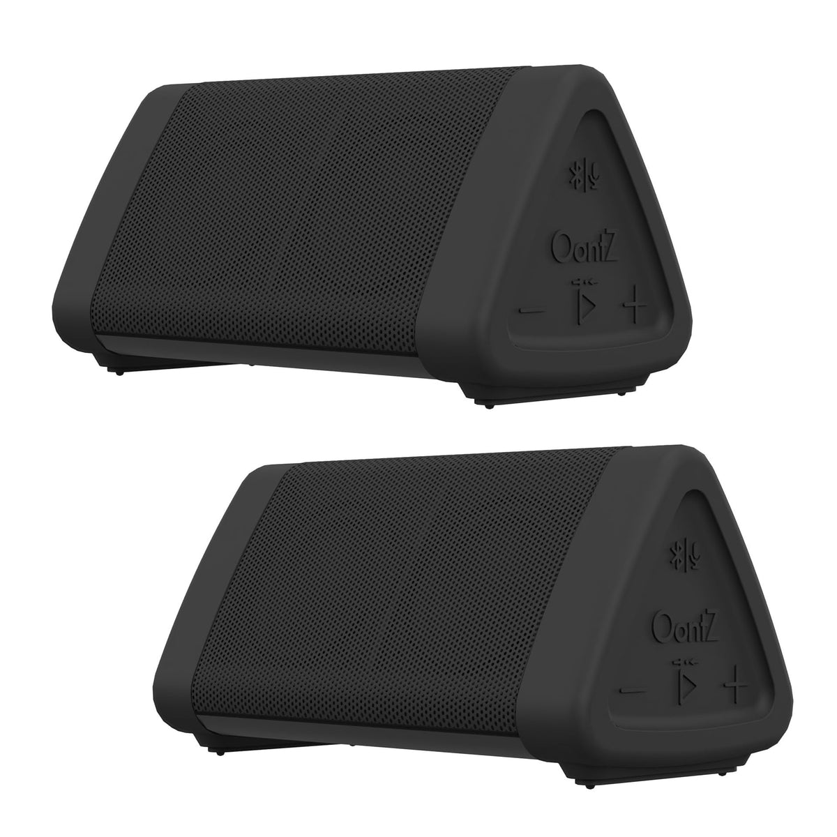 Cambridge Soundworks OontZ Angle 3 front view showing compact design and stereo benefit