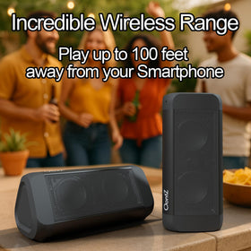Cambridge SoundWorks OontZ Angle 3 Ultra long battery life for all-day listening.