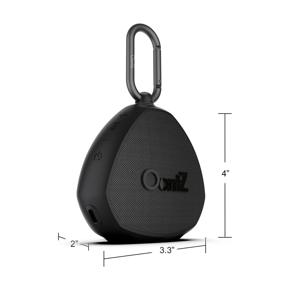 Cambridge SoundWorks OontZ Angle Clip range up to 100 feet.