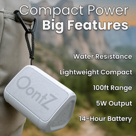 Cambridge SoundWorks OontZ Angle Solo waterproof build for beach or poolside listening