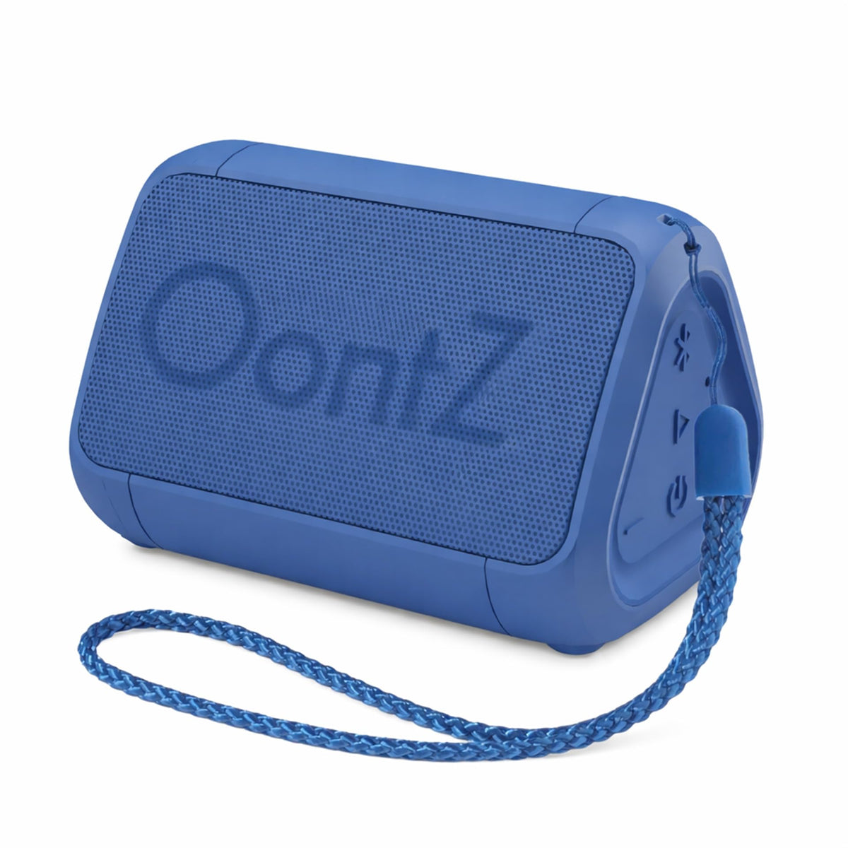 OontZ Angle Solo blue front view shows compact portability for on-the-go listening