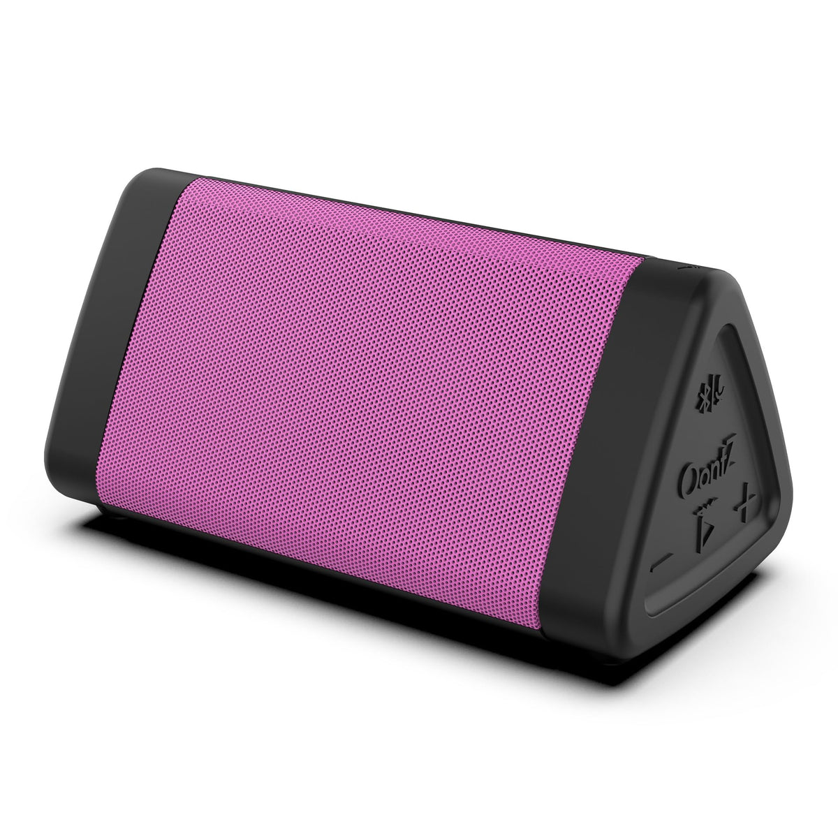 Cambridge Soundworks OontZ Angle 3 front view showing compact pink speaker and clear sound