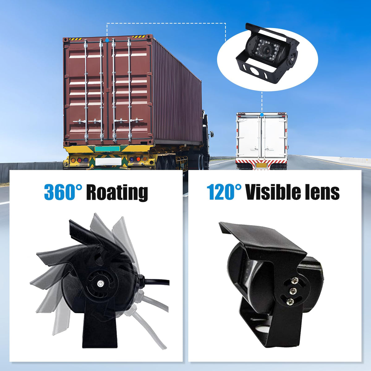 CAMECHO 12V-24V compatibility suits most trucks and vans.