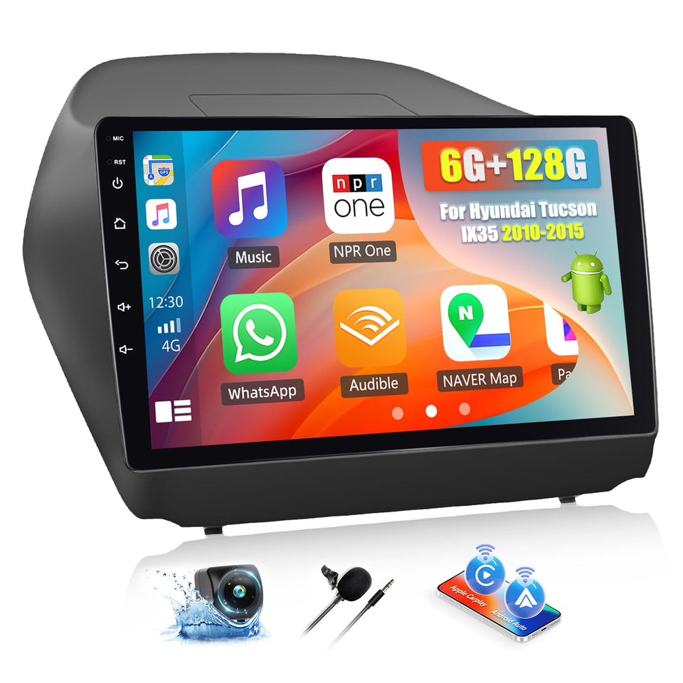 CAMECHO 8-core processor dashboard for smooth multitasking on the car screen.