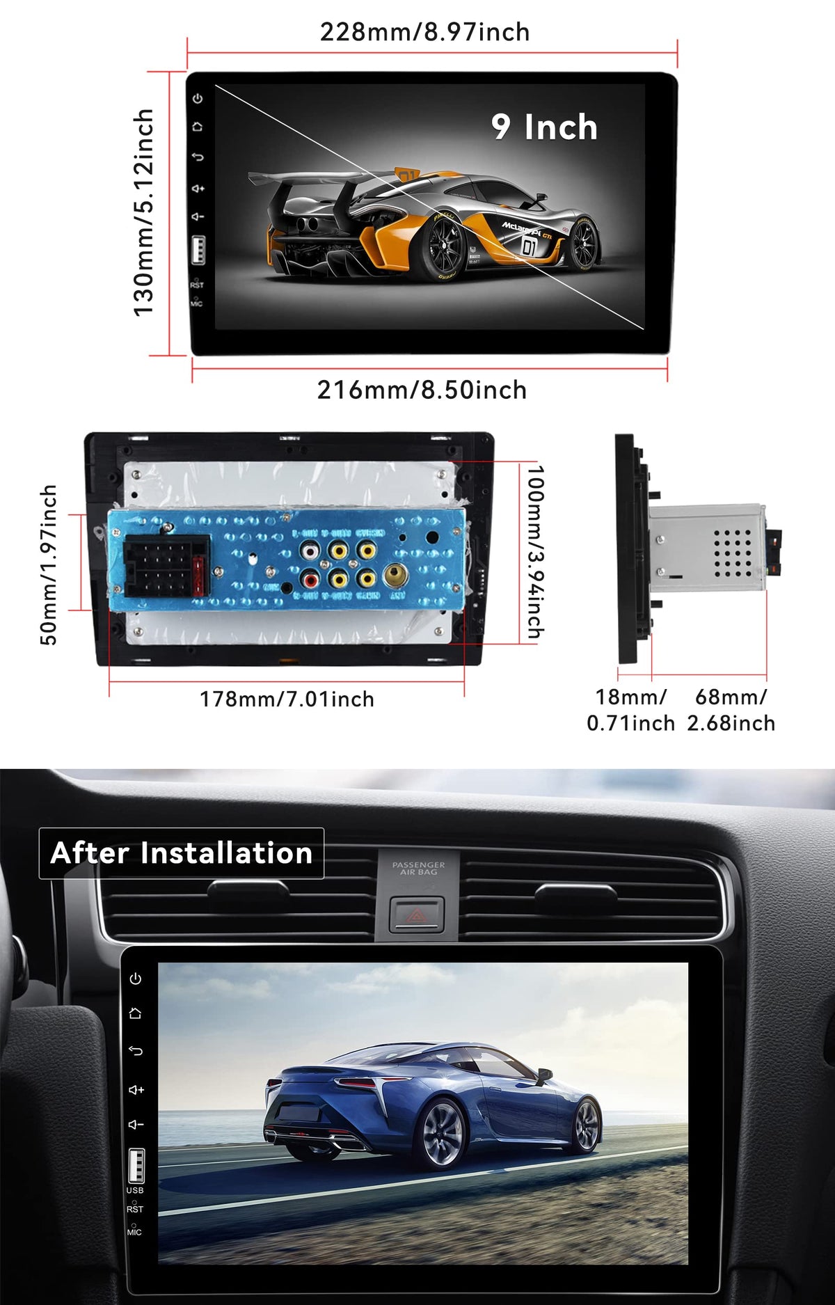 CAMECHO steering wheel control compatibility visible for OEM integration.