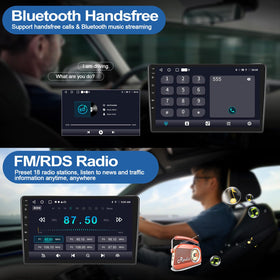 CAMECHO Bluetooth and FM RDS enable hands-free calls and music