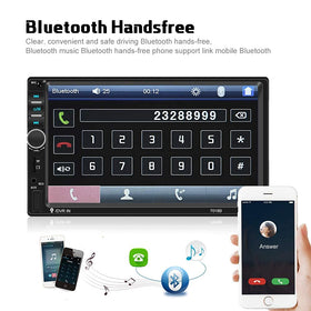 CAMECHO close-up of 2.5D tempered glass touchscreen for clear visibility