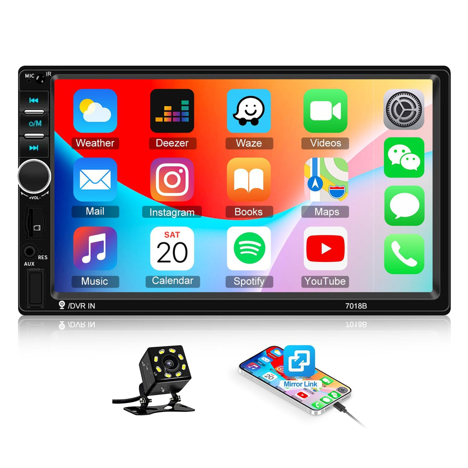CAMECHO front panel showing 7 inch touchscreen for modern control