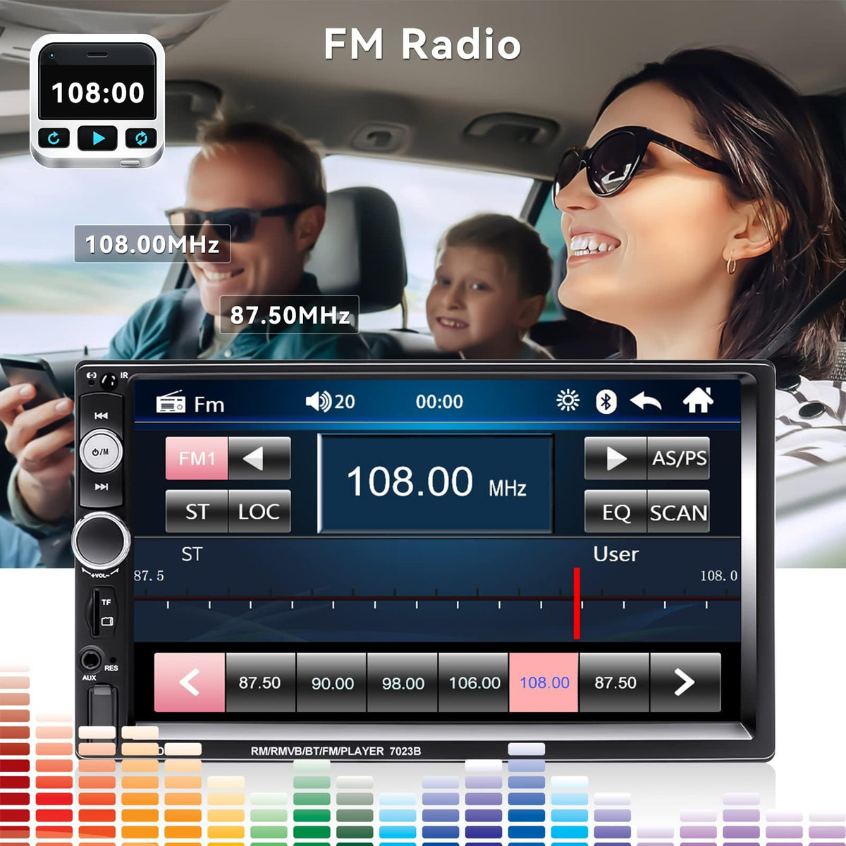 CAMECHO installed in vehicle dash improving usability and modern look