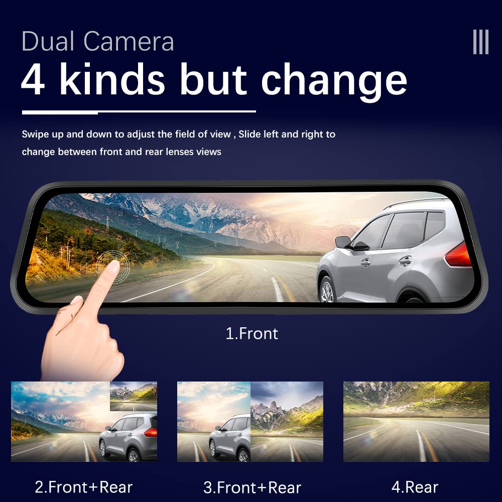 CAMECHO installed on windshield with suction mount for easy secure attachment