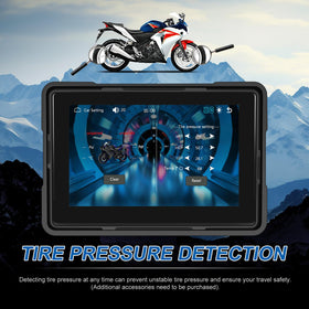CAMECHO lifestyle shot on motorcycle highlighting durable, road-ready design