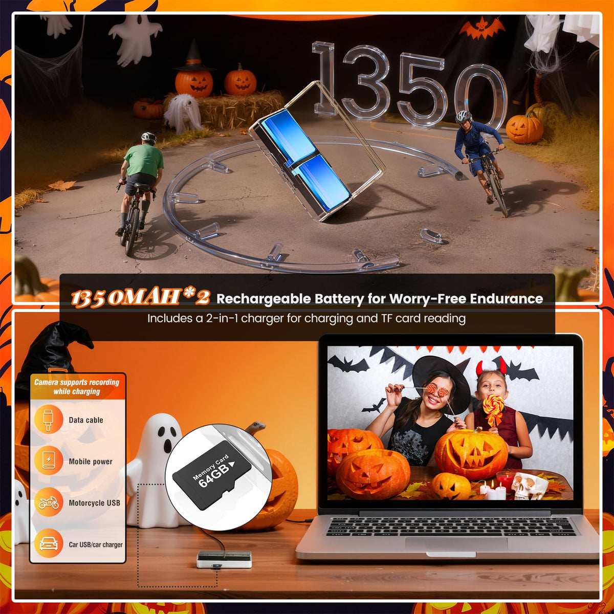 Camlance includes 64GB card for immediate shooting.
