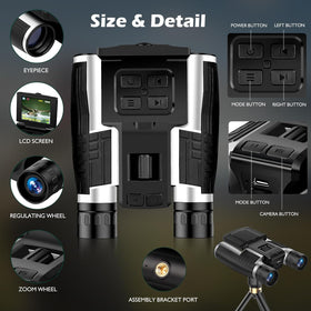 Camonity 2in1 binoculars-camera tripod-ready for stable long shots