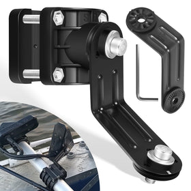 Camoo mount front view showing secure bracket and compatibility benefit