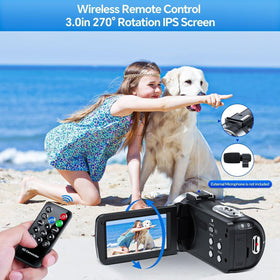 CamWORLD 18X zoom captures distant details for wildlife or events.