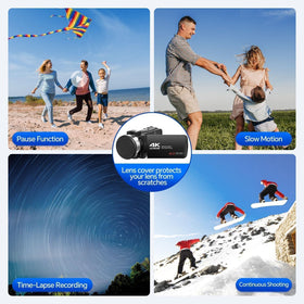 CamWORLD 32GB SD card included with lens cap for quick setup.