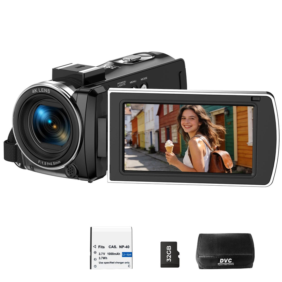 CAMWORLD camcorder 4K video shot delivers crisp, cinematic detail for family memories.
