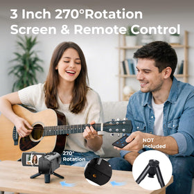 CAMWORLD remote-control enables hands-free group photos with a quick capture.