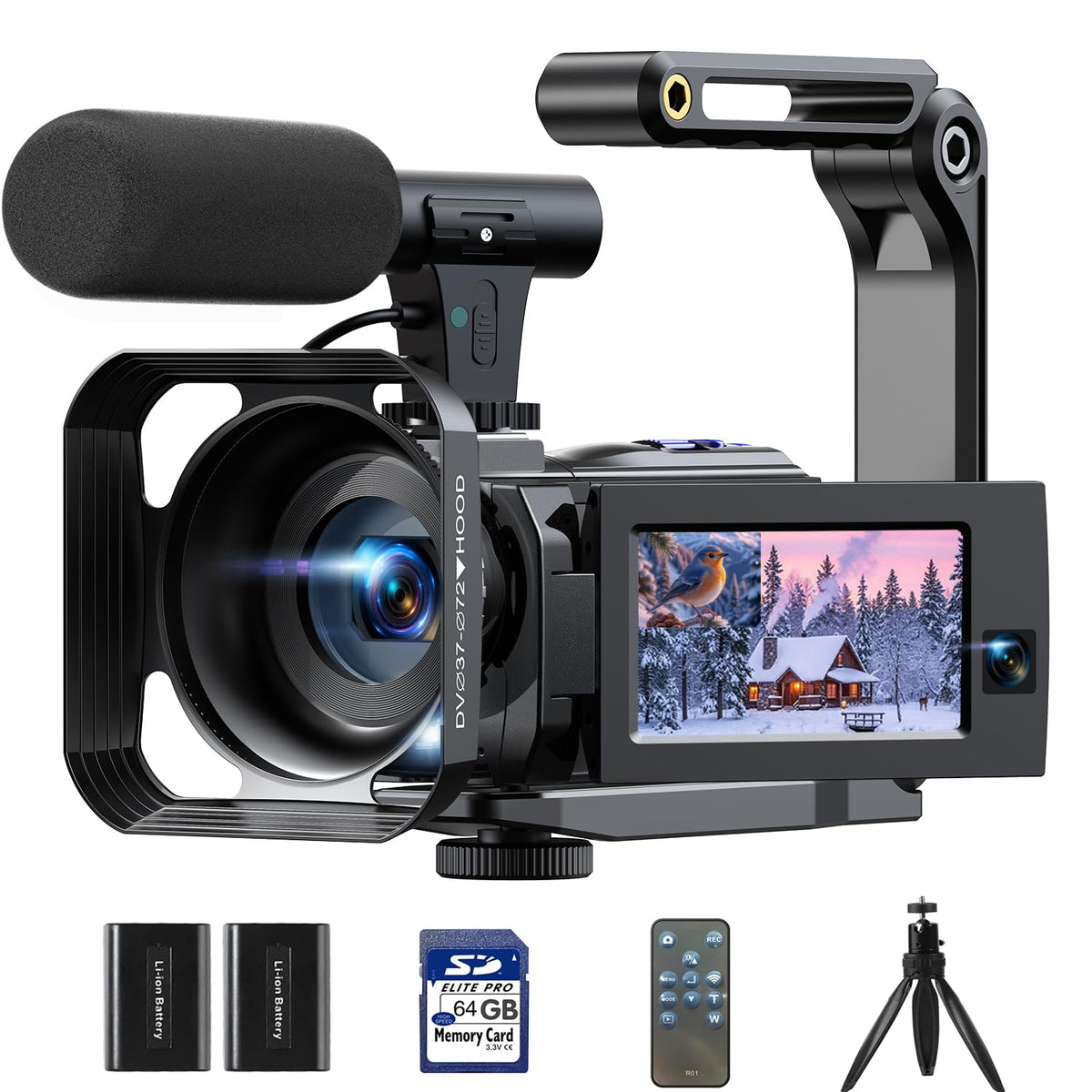 CAMWORLD remote control enables hands-free shooting during sessions.