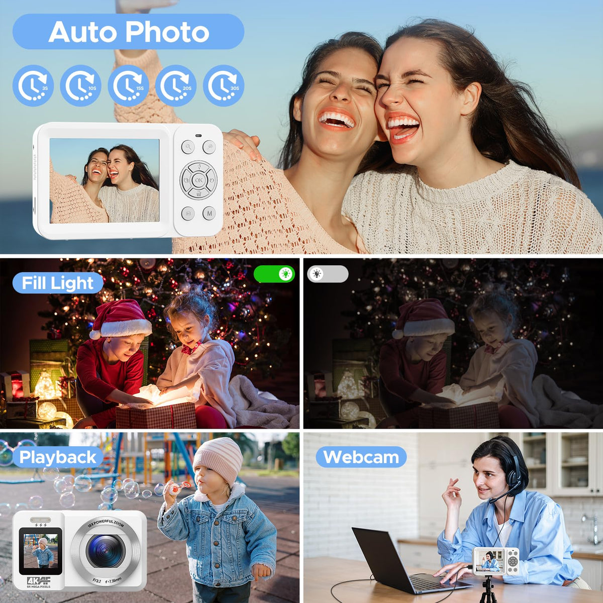 CAMWORLD webcam mode for live streaming and video calls
