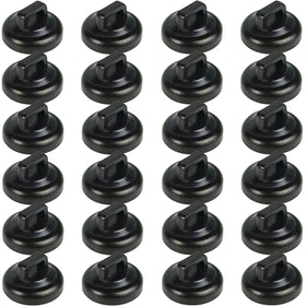 CANAANIN front packaging showing 24 black magnetic mounts and benefits of organized cables
