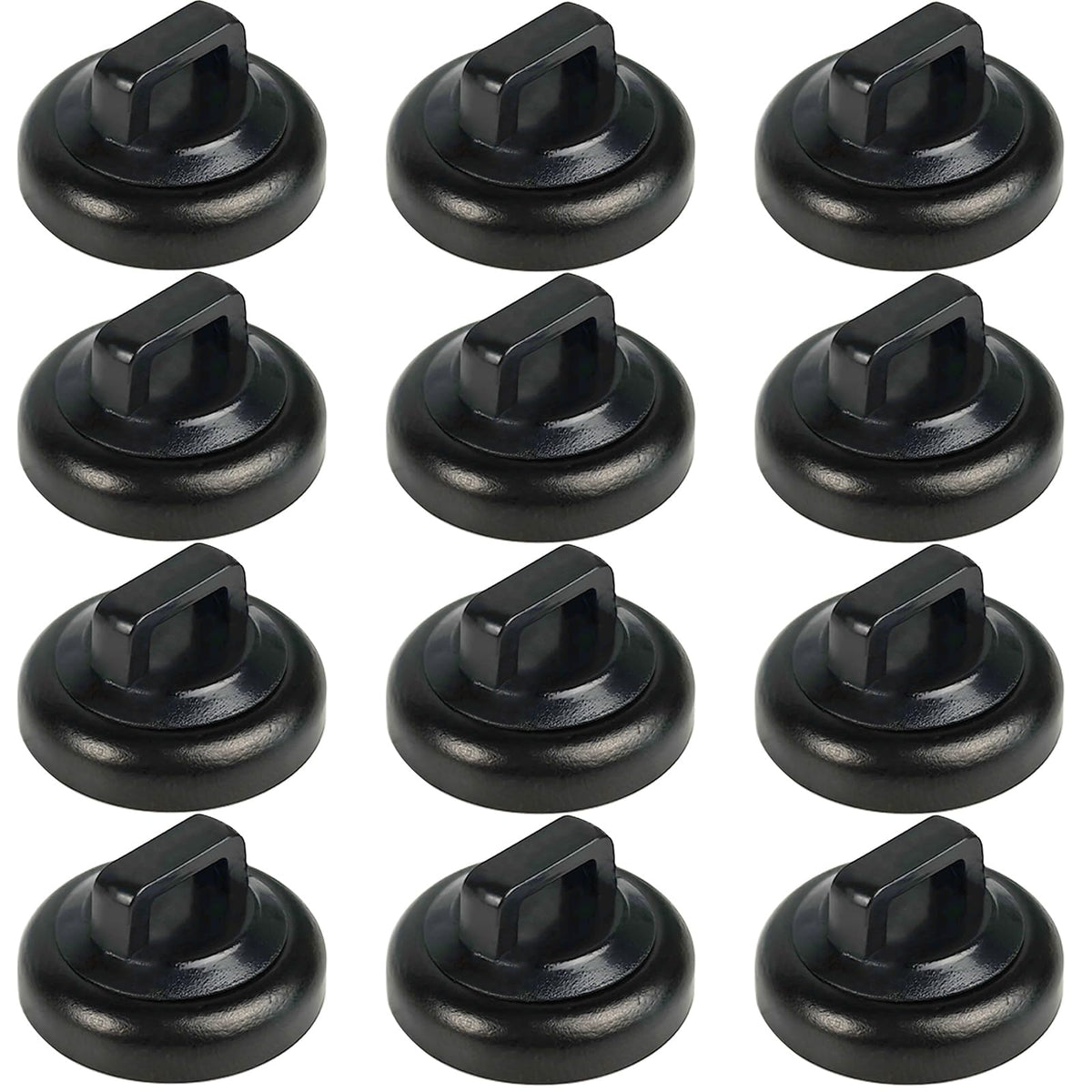 CANAANIN magnet zip tie mount base attached to metal surface for cable organization.