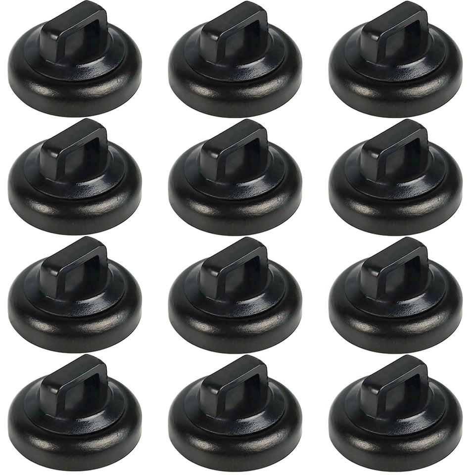 CANAANIN magnet zip tie mount base attached to metal surface for cable organization.