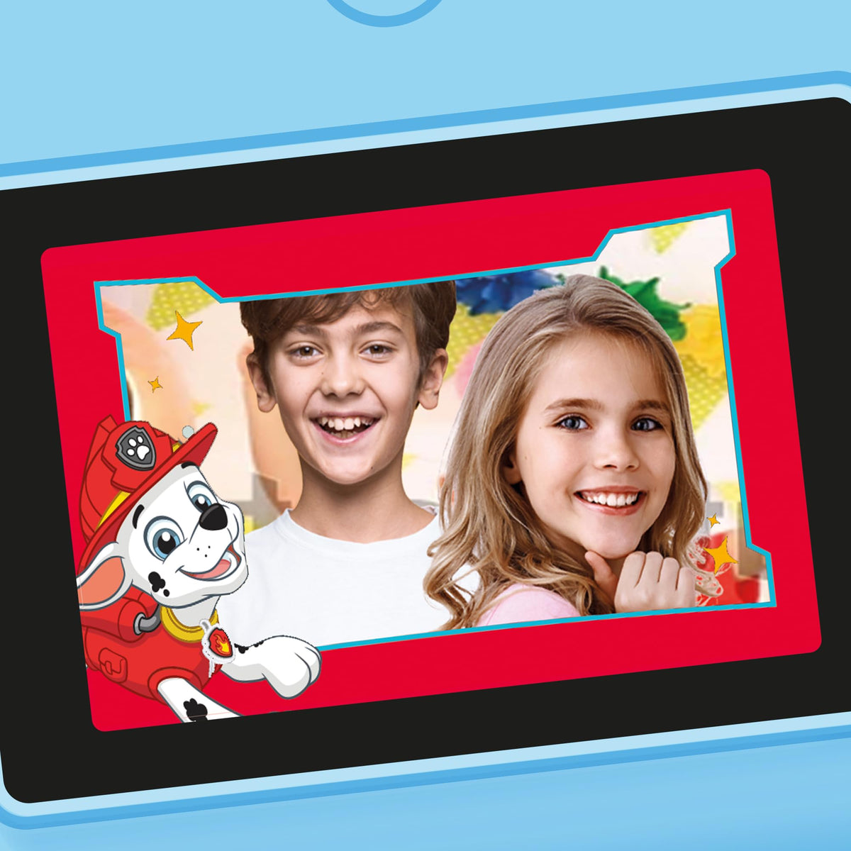 Paw Patrol instant camera video function for fun moments with friends.