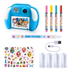 Paw Patrol paper rolls and markers ready for creative prints.