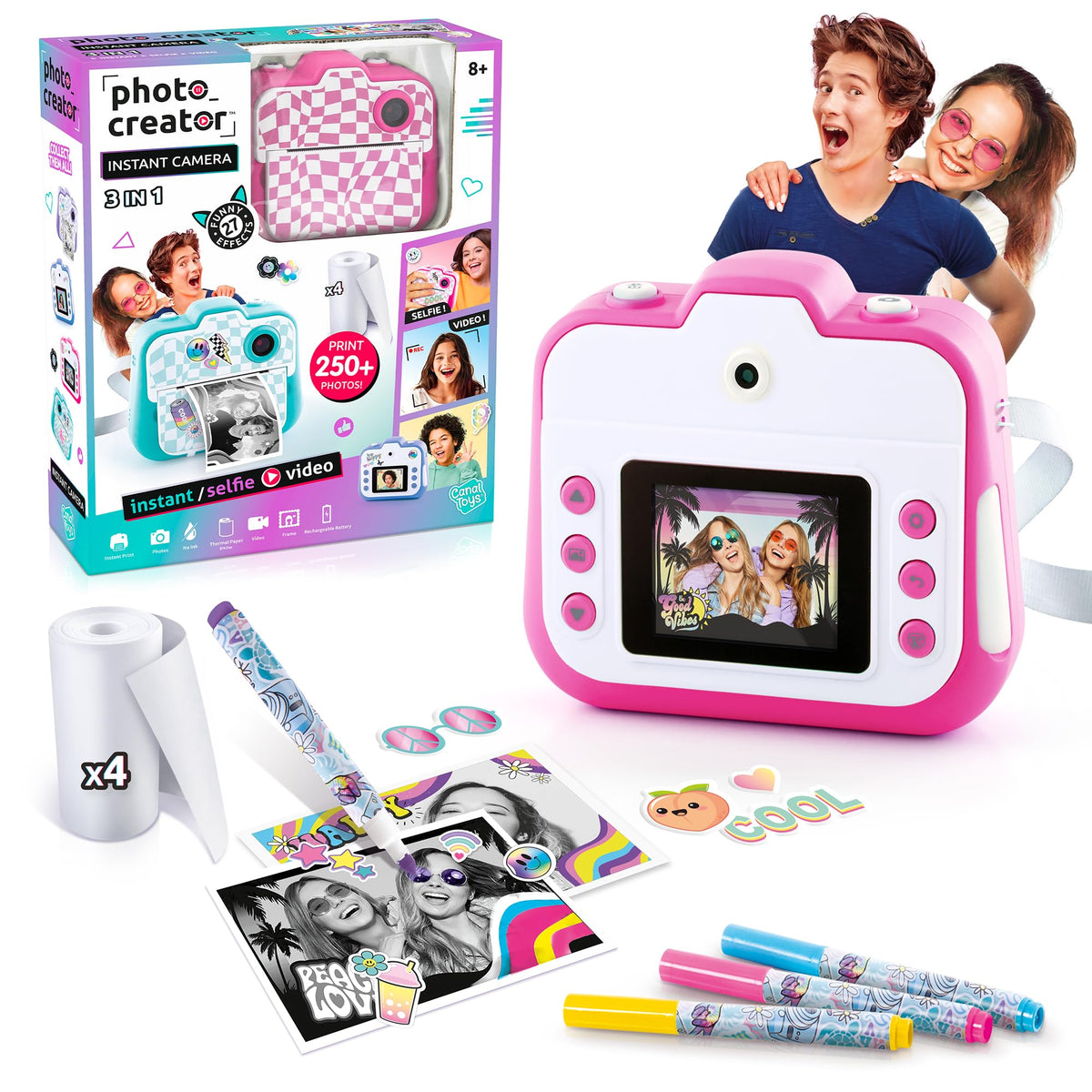 Canal Toys Photo Creator 3-in-1 ergonomic grip for comfortable play sessions.