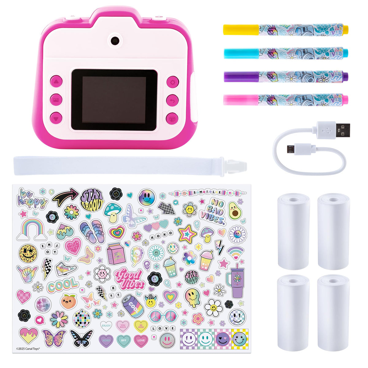 Canal Toys Photo Creator 3-in-1 thermal printing rolls BPA-free boost creativity.