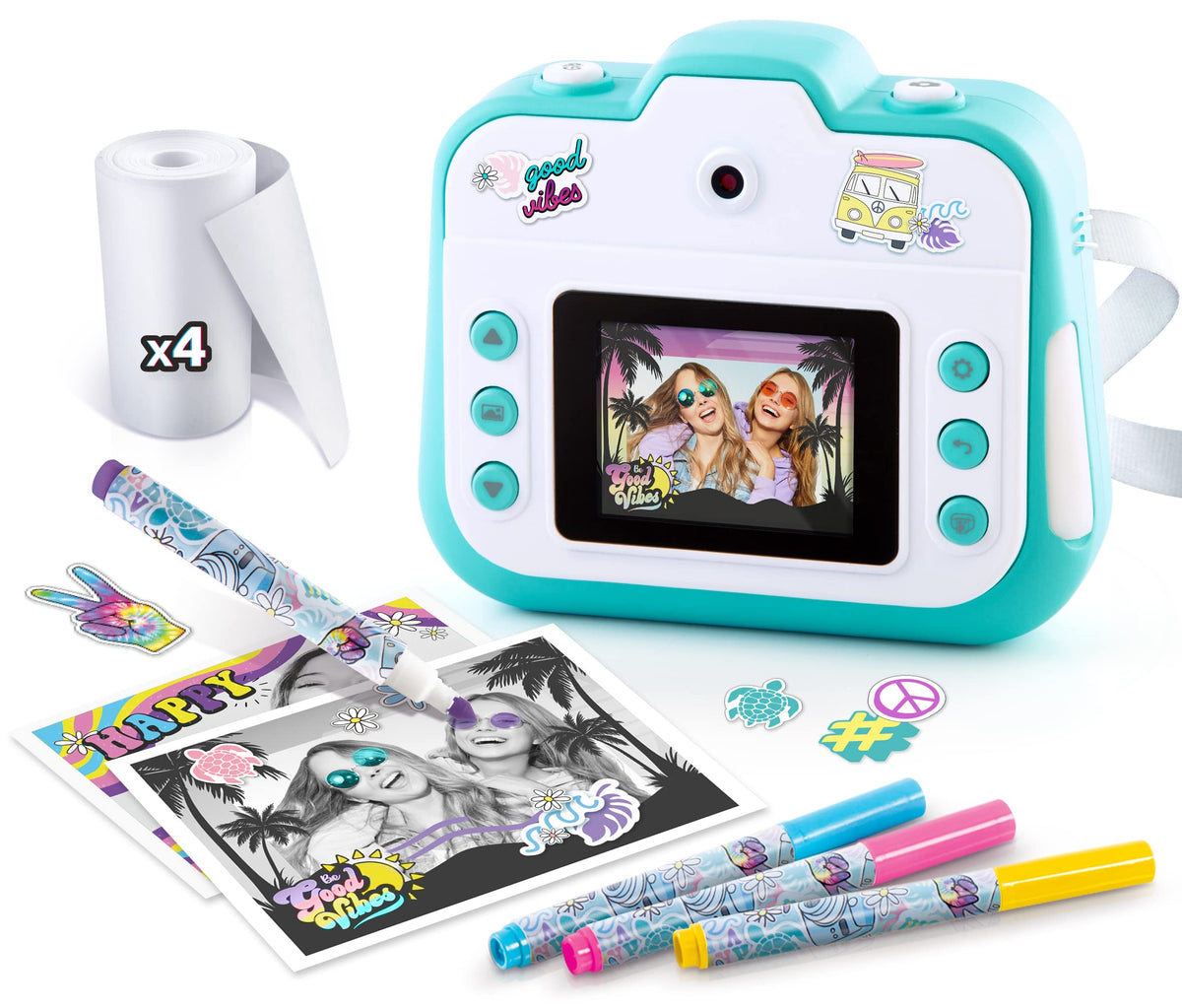 Canal Toys Photo Creator in selfie mode for quick self-portraits and on-the-spot prints.