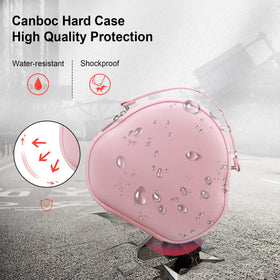 Canboc AirPods Max case extra space for cables and chargers.