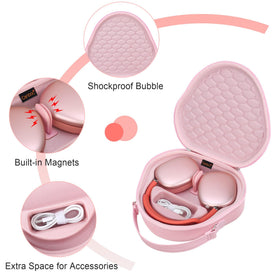 Canboc AirPods Max case compact design fits travel bags.