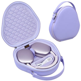 Canboc AirPods Max Case exterior in PU material for durable protection.