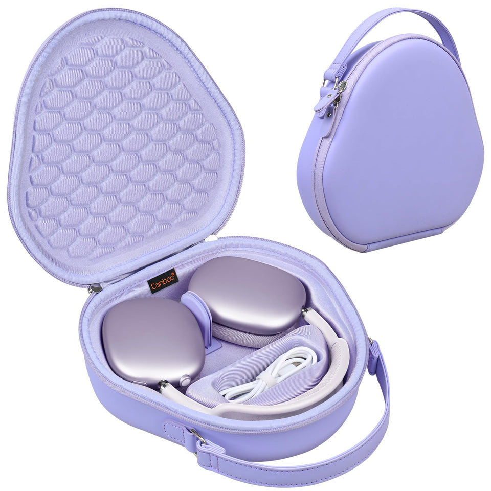 Canboc AirPods Max Case exterior in PU material for durable protection.
