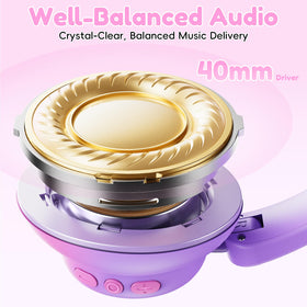 Candy Bila 94dB volume limit ensures safe listening levels for kids.