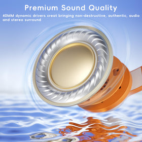 Candy Bila earcup close-up showing soft cushions for comfortable listening