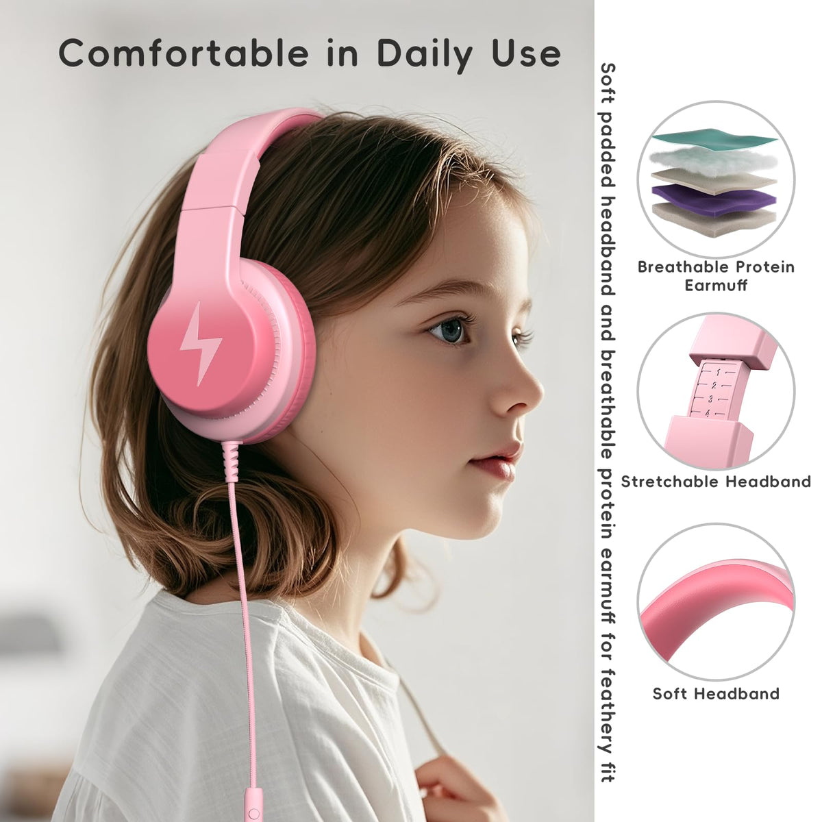 Candy Bila folded headphones illustrating compact, travel-friendly storage