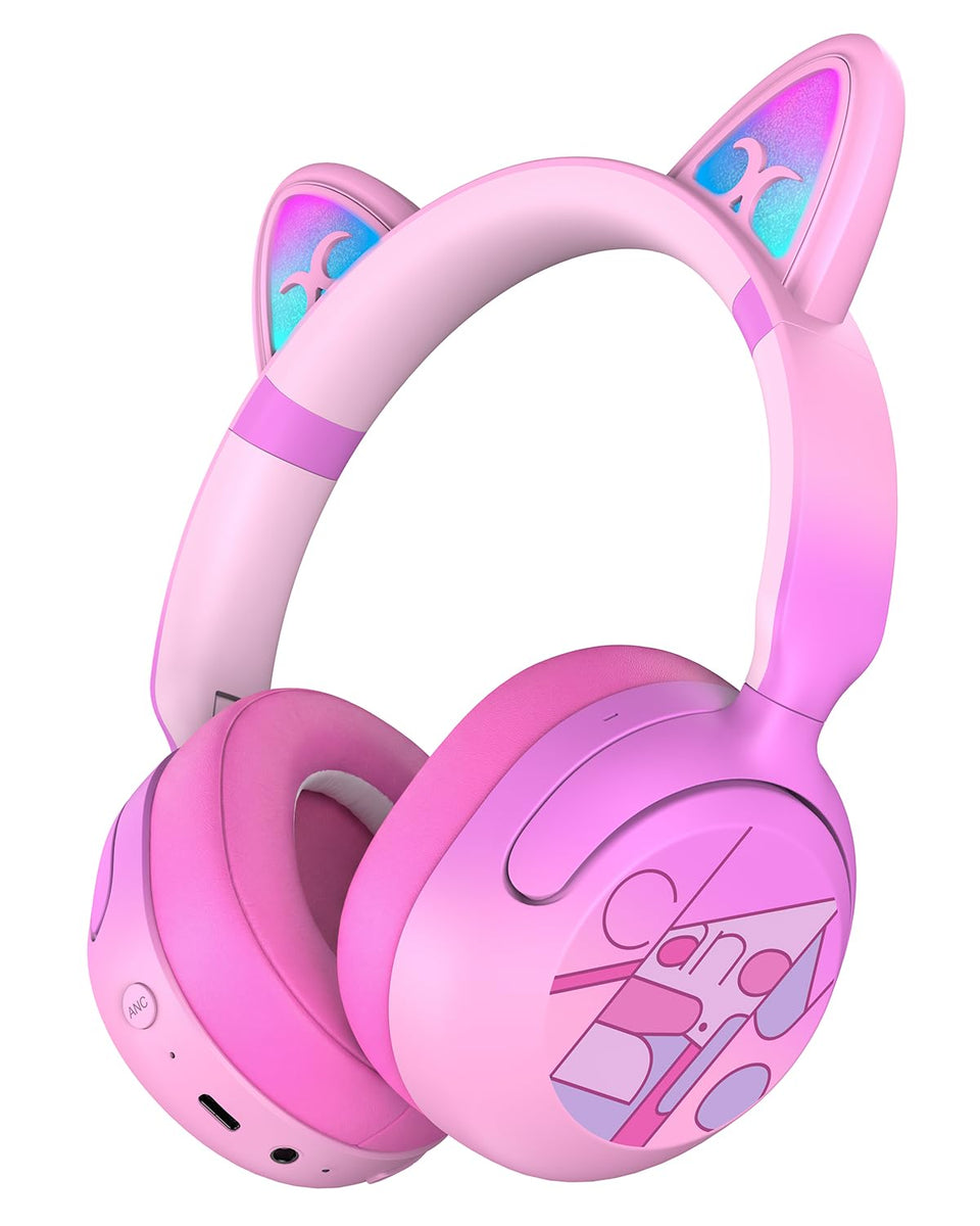 Candy Bila front view showing pink gradient and playful cat ears, attractive for kids