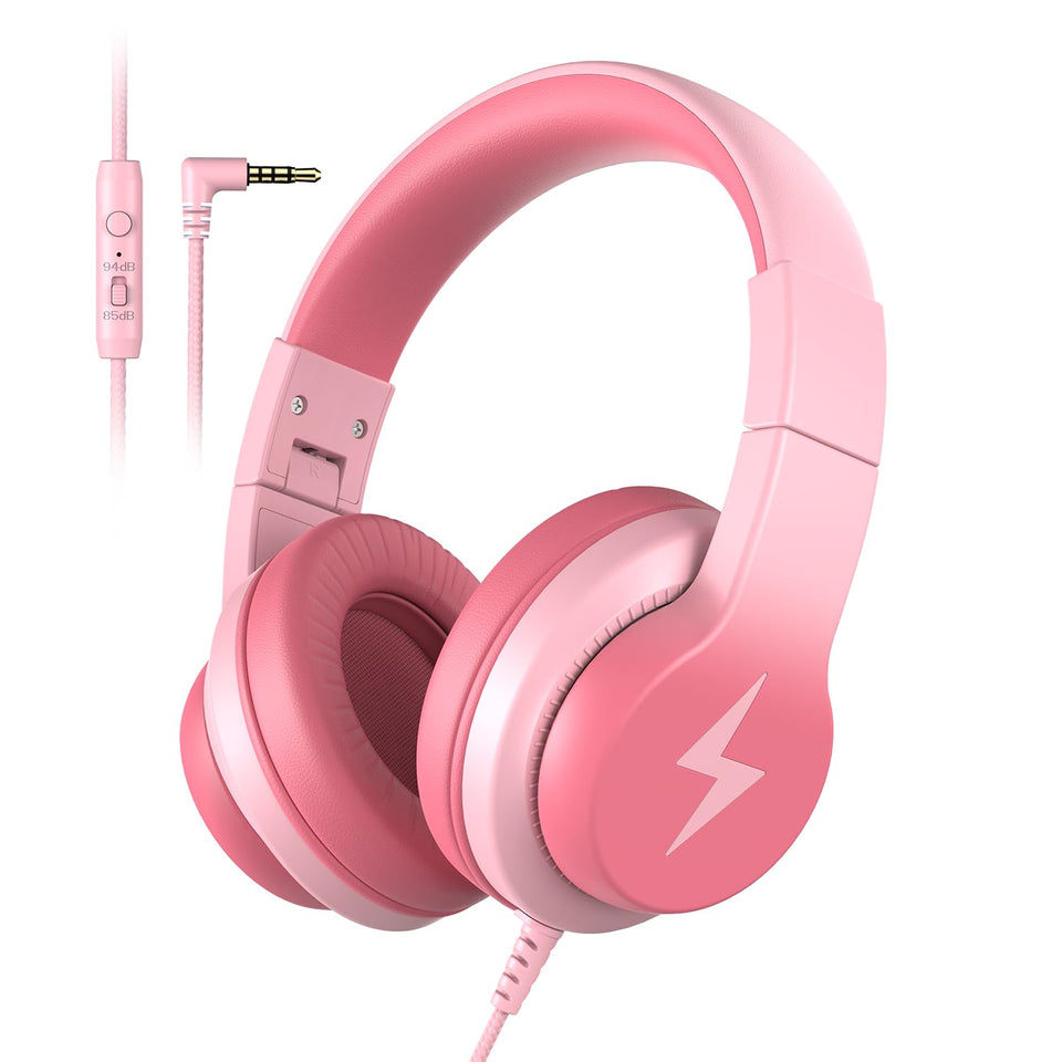 Candy Bila front view showing light pink child-friendly design and safe fit