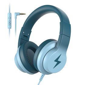 Candy Bila front view showing gradient green finish and over-ear fit benefit clear visibility