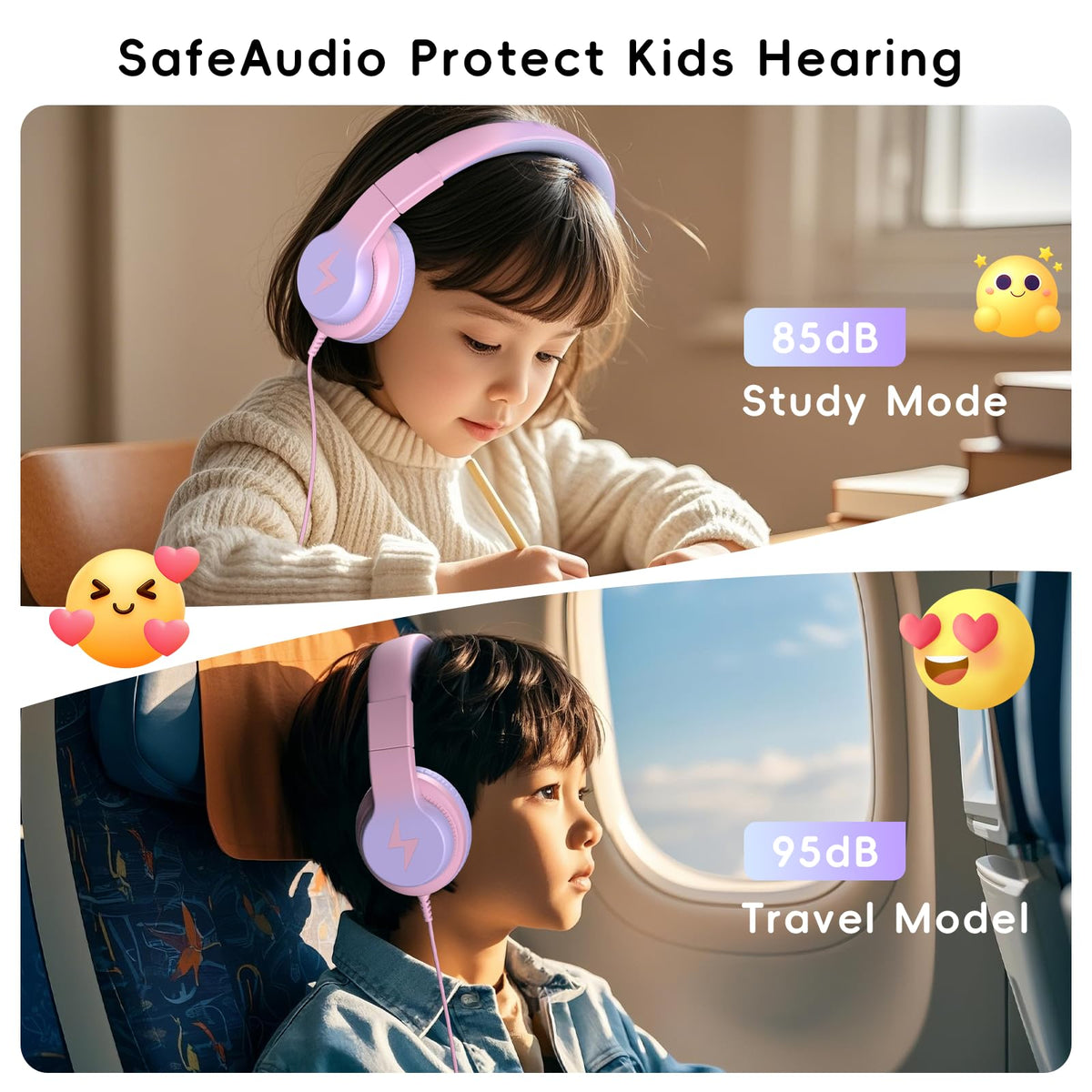Candy Bila folded headphones compact for travel and easy storage benefit